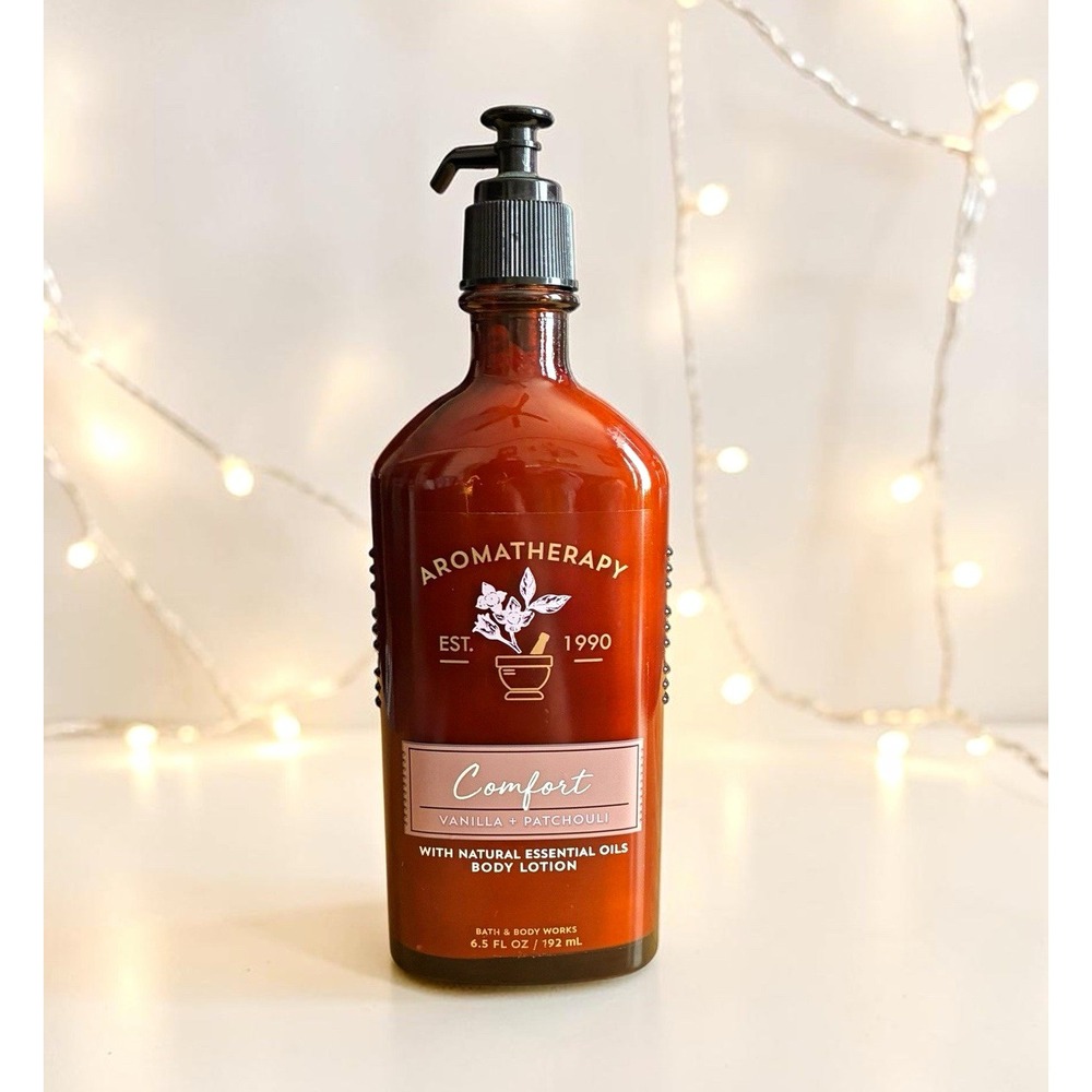 Bath & Body Works Aromatherapy Comfort Vanilla Patchouli Lotion 6.5 fl oz NOS